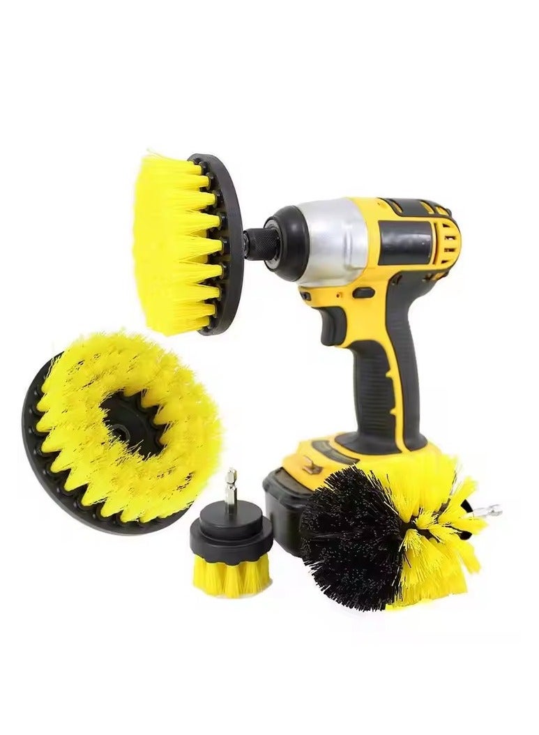 Generic 24-Piece Drill Brush Attachment Set - Power Scrubber Brush Cleaning Kit - Multi-Purpose Drill Brush with Curtain Cleaning Dusting Brush for Bathroom Surfaces, Grout, Floors, Tubs, Showers, Tiles, Ki - Image 2
