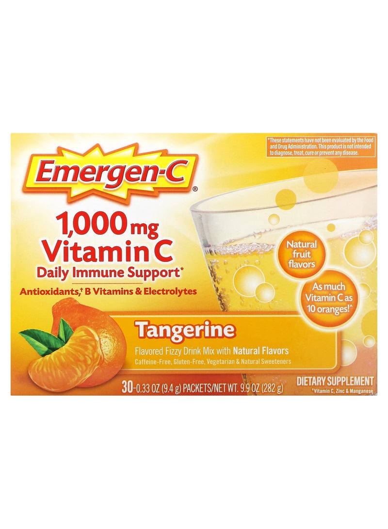 Vitamin C, Tangerine, 1,000 mg, 30 Packets, 0.33 oz (9.4 g) Each