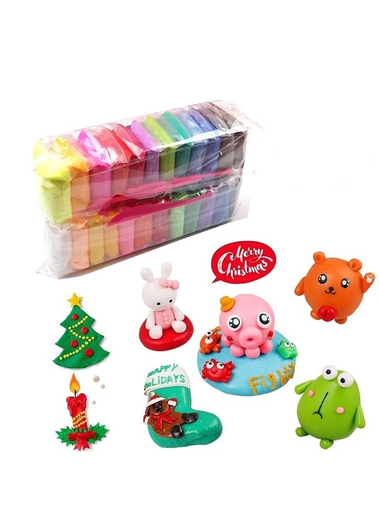 صلصمال فوم 24 لون للاطفال استخدامات متعددة - Image 1