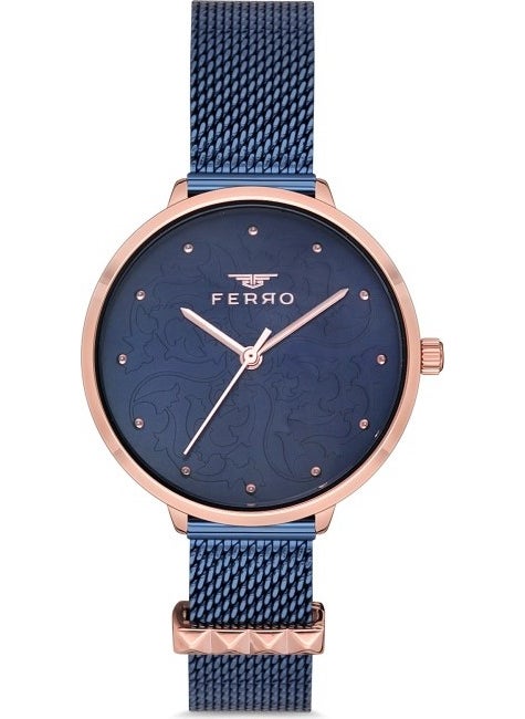 Navy Blue and Rose Mesh Strap F21087C-T F21087C-T Women's Wristwatch - pzsku/ZE765A8895485CC9EC3D0Z/45/_/1727705117/37e6f336-f2d9-4322-9791-c6c1b290782c