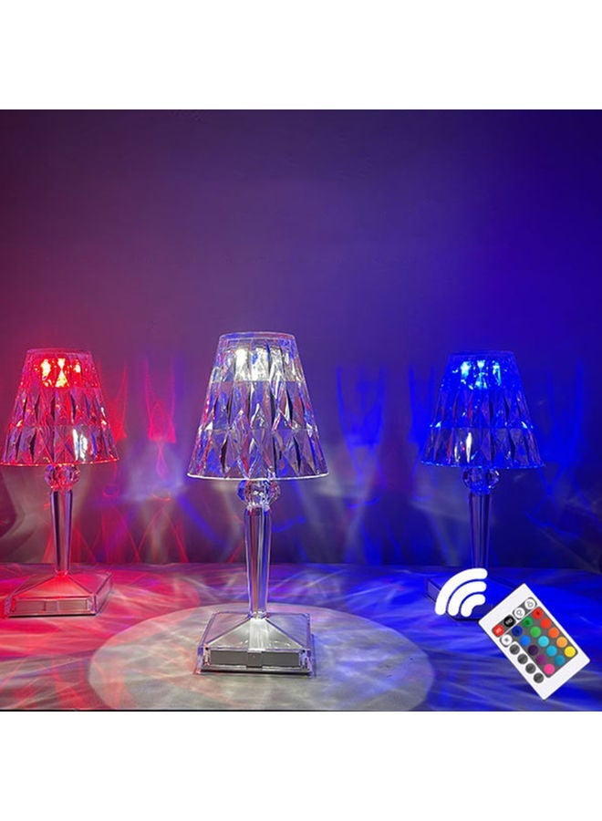 مصباح طاولة أكريليك ماسي مع تحكم باللمس عن بُعد متعدد الألوان - Image 4