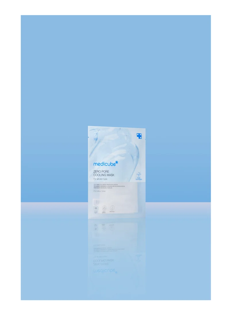 Medicube Medicube Zero Pore Cooling Mask |Pore Tightening & Sebum Control | Niacinamide, Adenosine & Quad Pore Care| Alcohol-Free Cooling Sheet Mask | Hydrating & Soothing | K-Beauty Skincare I 4 Packs Only
