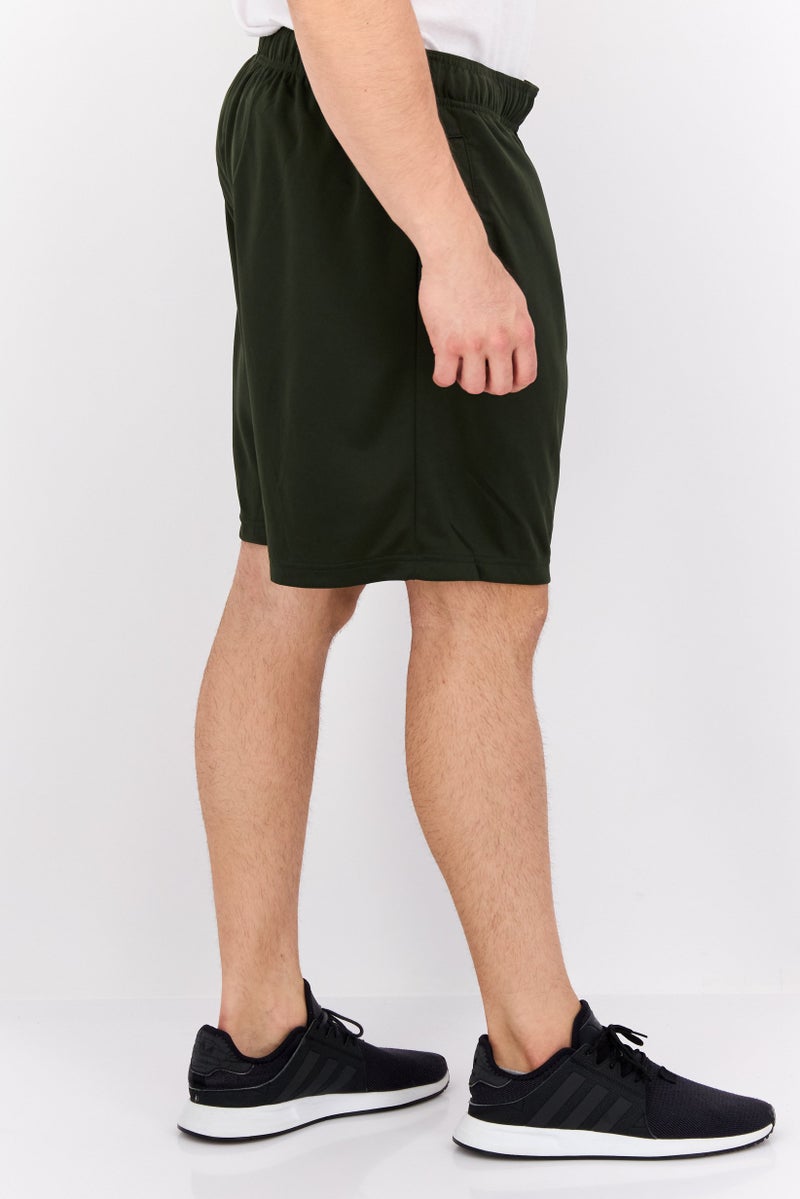 Legend شورتات تدريب رياضية للرجال بطول 8.5 إنش، لون أخضر داكن - Image 2