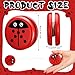 Sonwyoung 50 Pcs Kids Ladybug Party Favors Metal Ladybug Toy for Kids with String Cartoon Pattern Teens Christmas Birthday Party Favors - Image 4