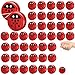 Sonwyoung 50 Pcs Kids Ladybug Party Favors Metal Ladybug Toy for Kids with String Cartoon Pattern Teens Christmas Birthday Party Favors - Image 2
