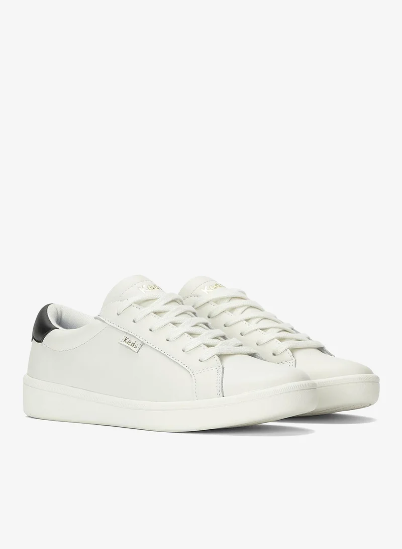 Keds  Keds Women's Ace II Leather Lace-Up Sneaker – Classic Low-Top Casual Shoe White for Women | Best Price UAE