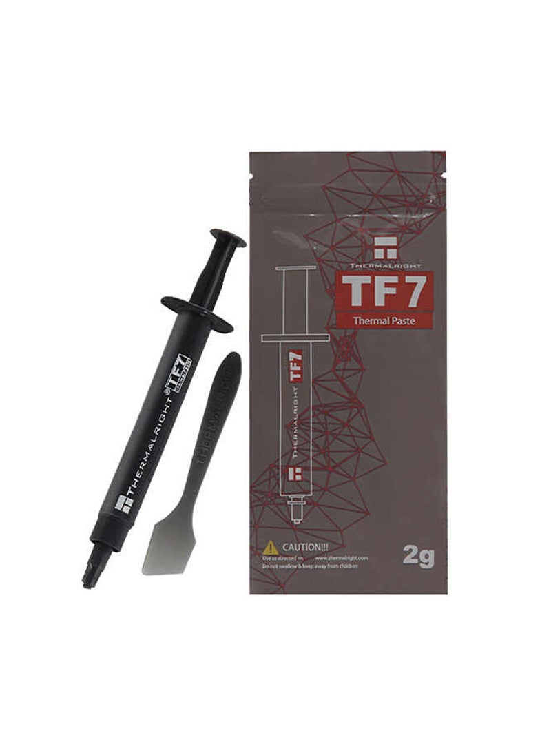 Generic Thermalright TF7 Thermal Paste for Computer CPU Graphics Notebook High Heat Conduction Coefficient 12.8 Office Equipment Tf7 thermal grease (coefficient 12.8w/m.k) 