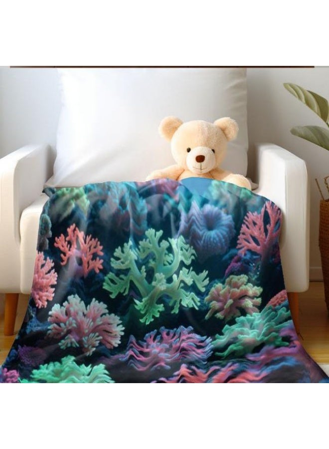 general Flannel thin blanket (warm and comfortable, suitable for sleep, gaming, dust removal and sandproof) 150cm*200cm - 731 - Image 4