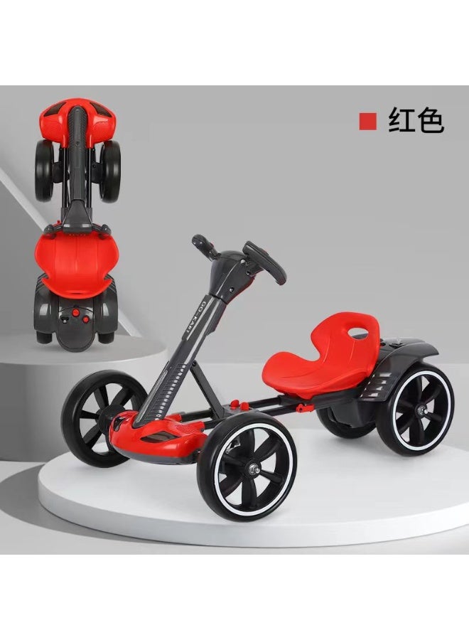 Children’s Electric Go Kart – Single Wheel Drive – Four-Wheel Electric Toy Car