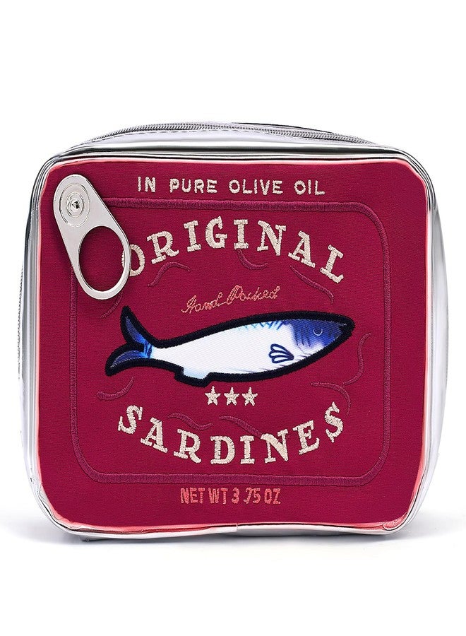 Cessfle Canned Sardines Makeup Bag, Creative Cute Makeup Bag Canned Fish Cosmetic Bag Coquette Cosmetic Pouch Aesthetic Toiletry Bag For Women…, Red, 1hf2rh1lg4pn1ny8bp2 - Image 1