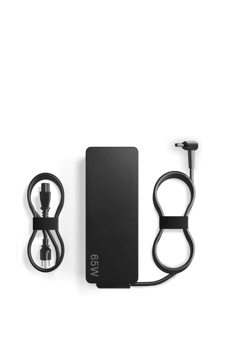 Terabyte Replacement 65W 20V 3.25A AC Charger Fit for Lenovo Ideapad 3 5 Flex 5 4 6 11 14 15 Flex-14 Flex-15 Flex 5-1470 5-1570 4-1470; Lenovo Ideapad 110 110s 310 320 330 330s 510 520 520 30s Laptop Power Supply A - Image 1