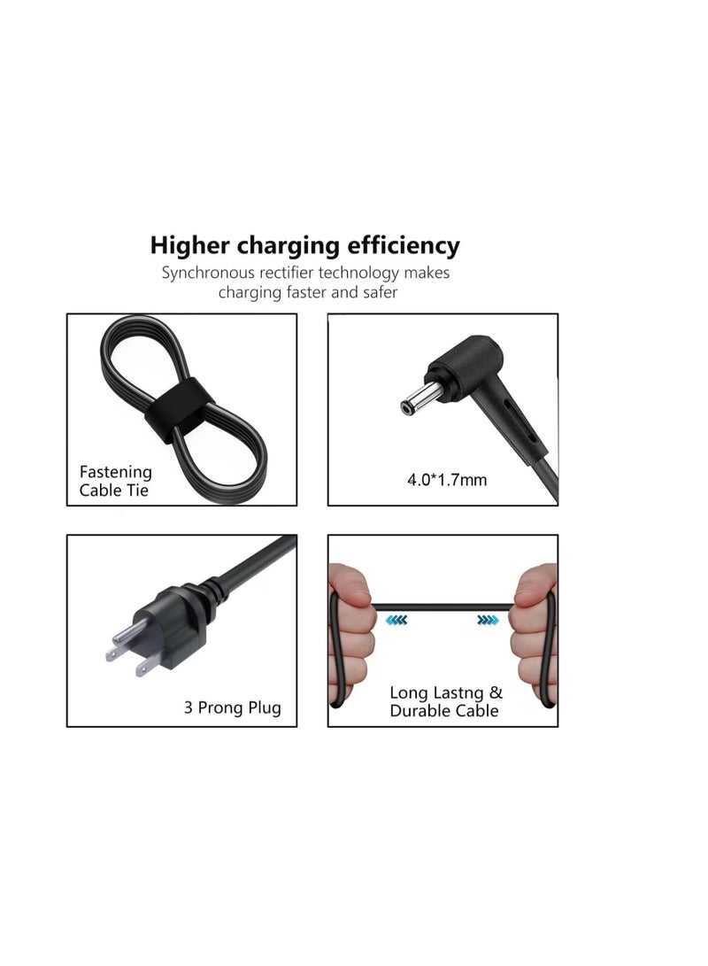 Terabyte Replacement 65W 20V 3.25A AC Charger Fit for Lenovo Ideapad 3 5 Flex 5 4 6 11 14 15 Flex-14 Flex-15 Flex 5-1470 5-1570 4-1470; Lenovo Ideapad 110 110s 310 320 330 330s 510 520 520 30s Laptop Power Supply A - Image 3