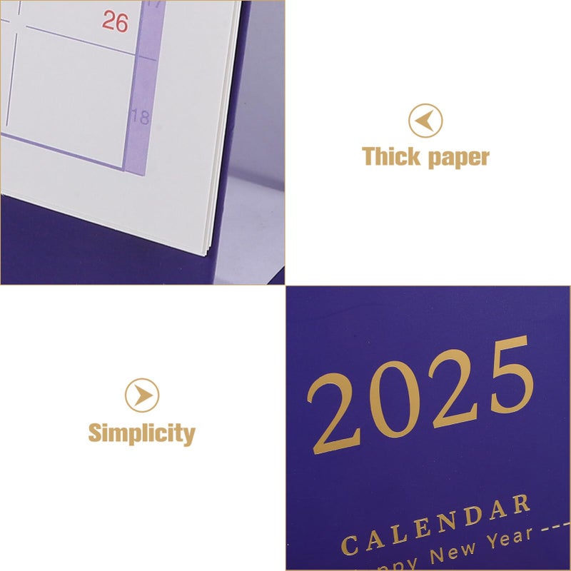 تقويم مكتبي أزرق من يوليو 2024 إلى ديسمبر 2025، مخطط شهري قابل للوقوف لمدة 18 شهرًا للمنزل والمكتب - Image 4