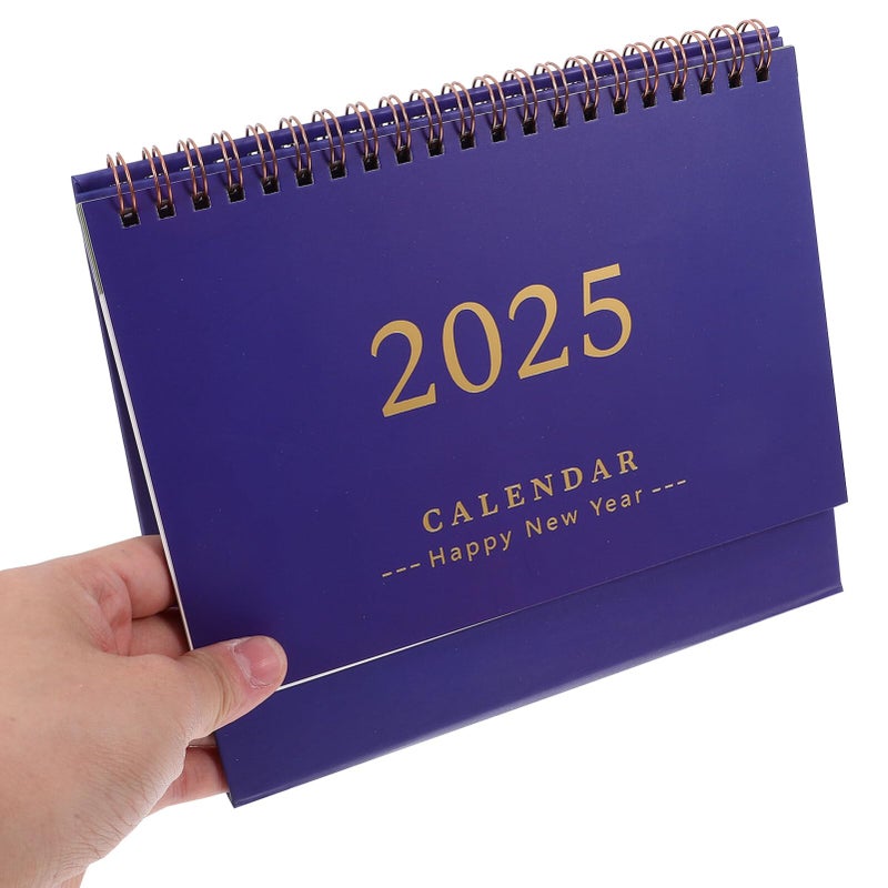 تقويم مكتبي أزرق من يوليو 2024 إلى ديسمبر 2025، مخطط شهري قابل للوقوف لمدة 18 شهرًا للمنزل والمكتب - Image 3