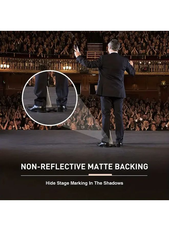 1pc Black Matte Gaffer Tape Heavy Duty PE Adhesive Professional Studio Stage Use - Image 4