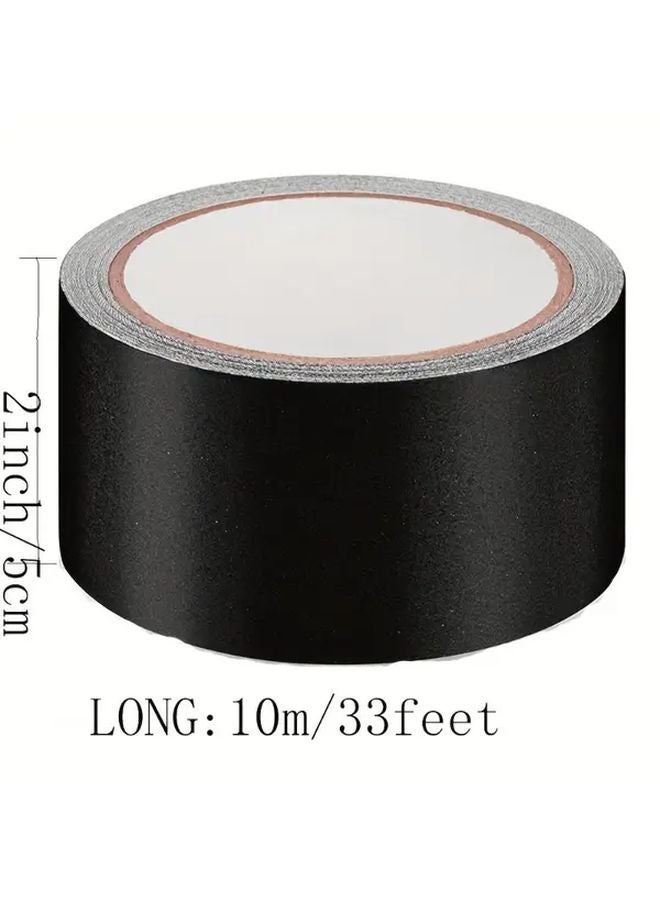 1pc Black Matte Gaffer Tape Heavy Duty PE Adhesive Professional Studio Stage Use - Image 3