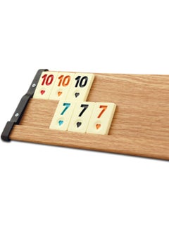Star 101 Oval Wooden Look Plastic Okey Set  - Image 3