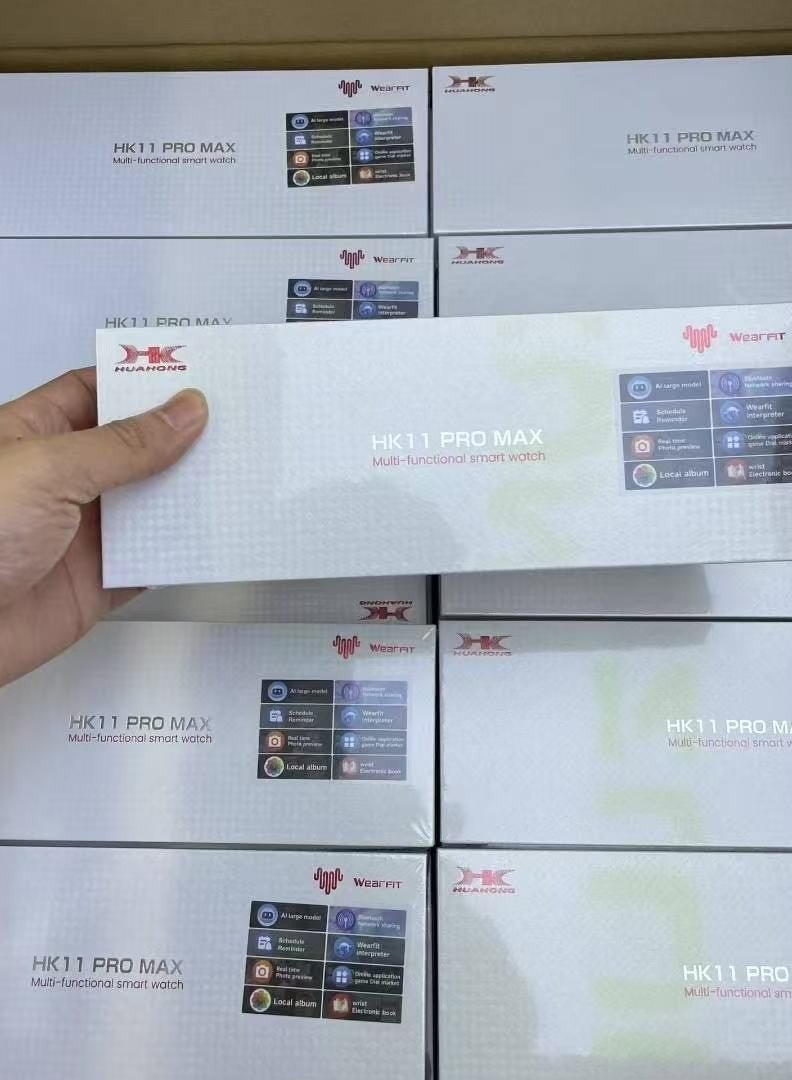 هونج كونج ساعة ذكية HK11 Pro Max لتتبع اللياقة البدنية للجنسين مع مراقب معدل ضربات القلب وأوضاع رياضية وتتبع النوم وإشعارات المكالمات والرسائل متوافقة مع Android وiOS - Image 3