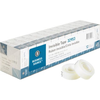 Business Source 32953 Invisible Tape Value Pk, 1-Inch Core, 3/4-Inch x1000-Inch , 12/PK, Clear - pzsku/ZE766B6B6C87DD4B1641CZ/45/1749372634/38336e7a-cd22-47c0-8e12-ee0e8e257525