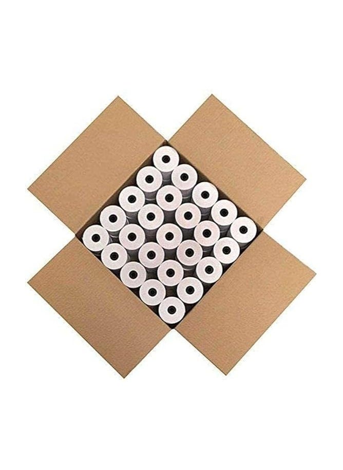 SUPER DEAL - Thermal Roll for POS Printers 80mm x 80 meters with 1/2″ core 50 Rolls - Image 1