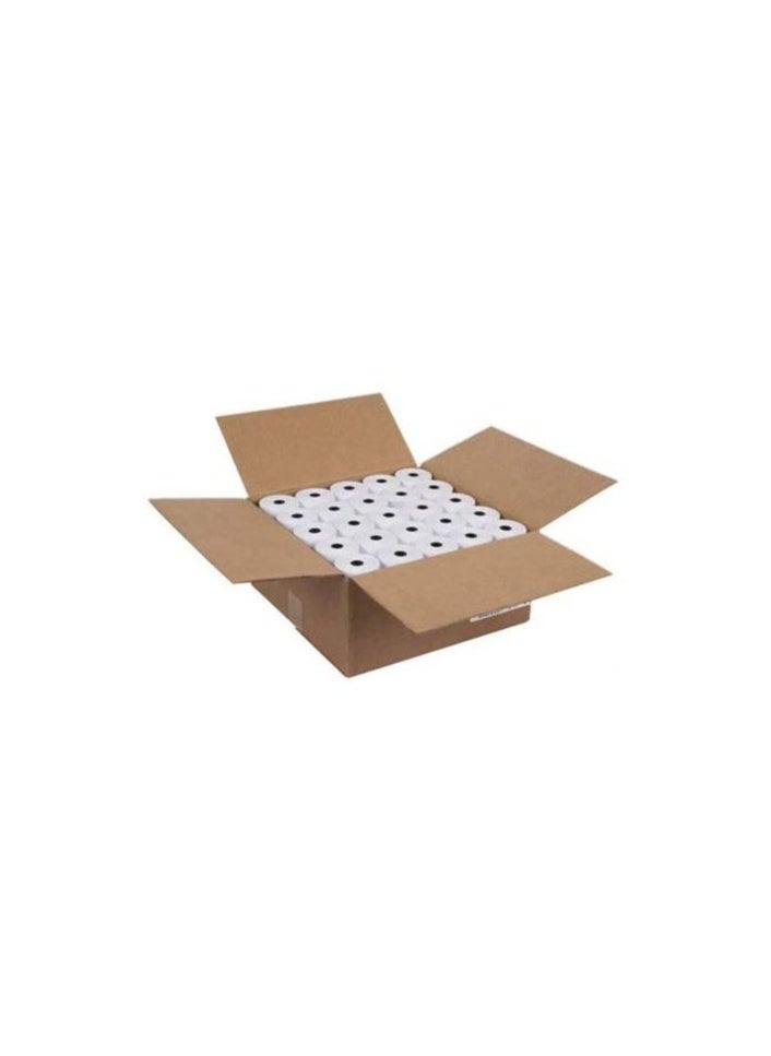 SUPER DEAL - Thermal Roll for POS Printers 80mm x 80 meters with 1/2″ core 50 Rolls - Image 1