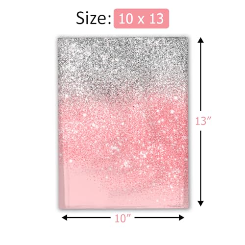 Pro Supply Global 10x13 (100) Pink Glitter Transition Valentine's Day Designer Poly Mailers Waterproof Self Sealing Tear Resistant Polymailers Shipping Envelopes Premium Printed Bags For Small Businesses - Image 4