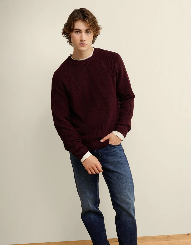 AE Shaker Stitch Sweater