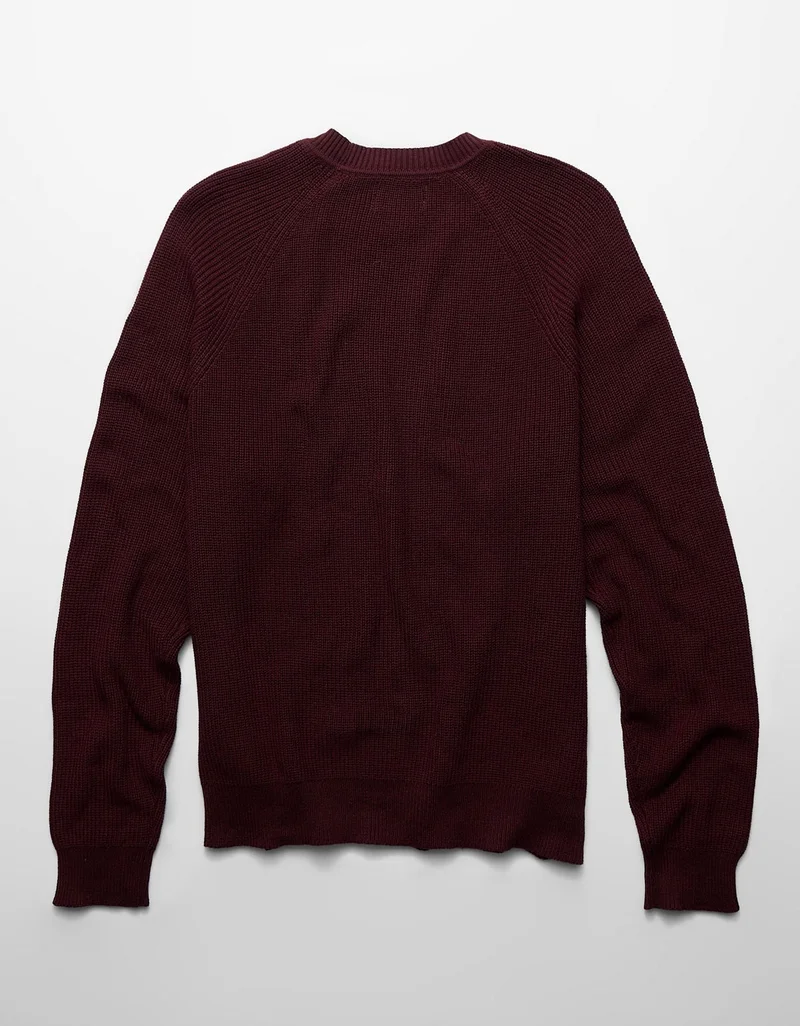 American Eagle  AE Shaker Stitch Sweater for Men | Best Price UAE