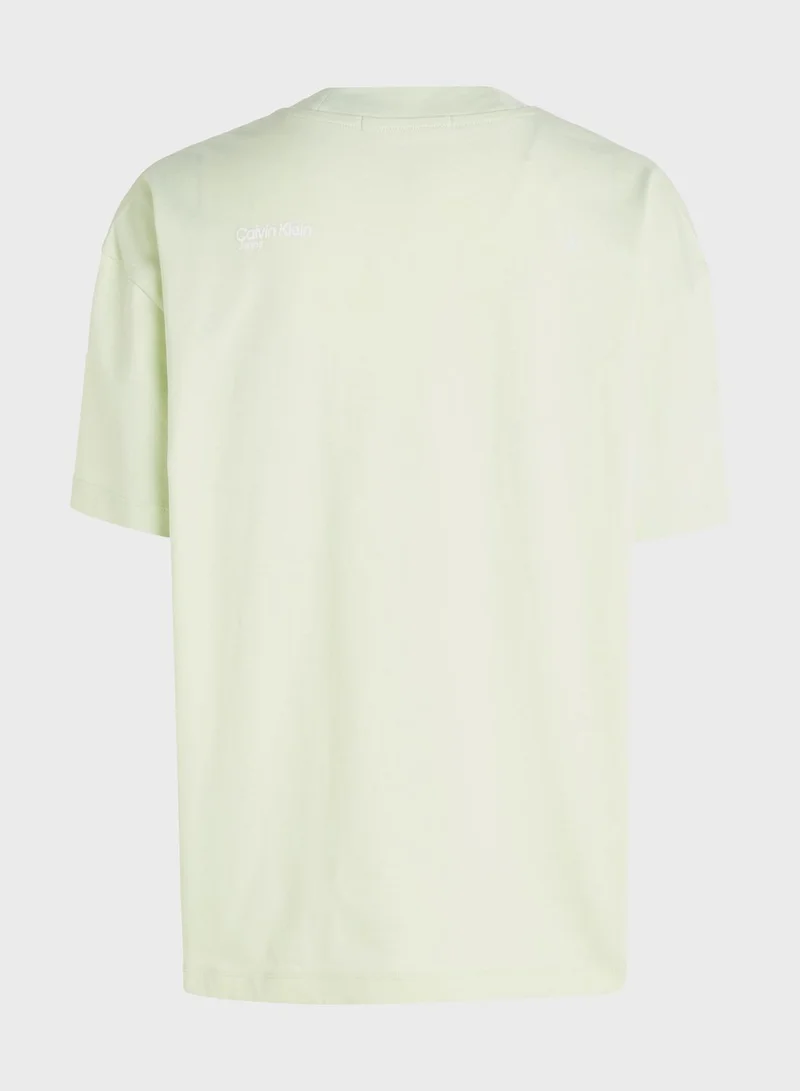 Calvin Klein Jeans Crew Neck Logo T-Shirt