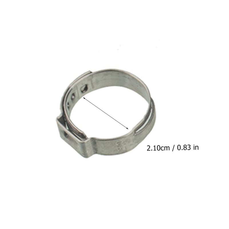 Single Ear Hose Clamp Kit Assortment Stainless Steel for Secure Sealing - Image 3