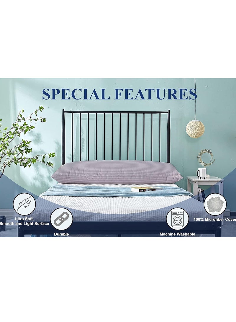 DubaiGallery Princess Long Body Pillow 1pc, Breathable & Ultra Soft Size: 45 x 120 cm  - Image 4