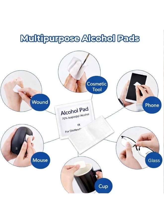 MMC Alcohol Pad | 70% Iso Propyl Alcohol 2 Ply - Sterile | 100 Pcs Pack - Image 3