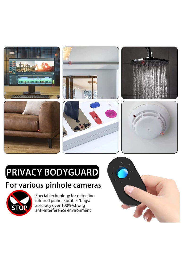 SYOSI - Hidden Camera Detectors, Infrared Detector, Hotel Anti - Camera Anti - Peeping Tool, Camera Detector, Anti - Monitoring Inspection Detector for Hotel Bathroom, Scan Camera - Image 1