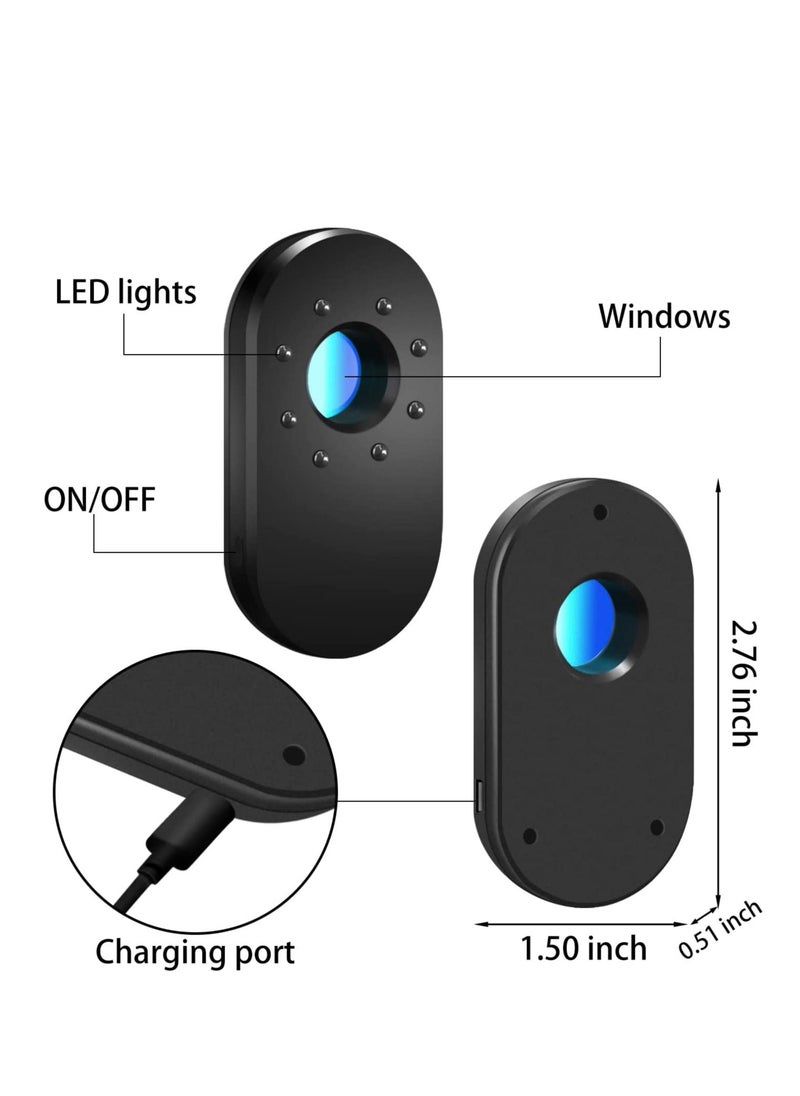 SYOSI - Hidden Camera Detectors, Infrared Detector, Hotel Anti - Camera Anti - Peeping Tool, Camera Detector, Anti - Monitoring Inspection Detector for Hotel Bathroom, Scan Camera - Image 1