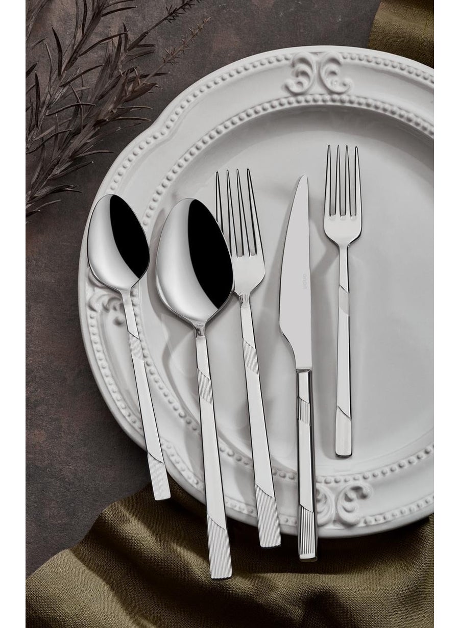 Onon İnci Plain 6 Piece Dessert Fork  - Image 2