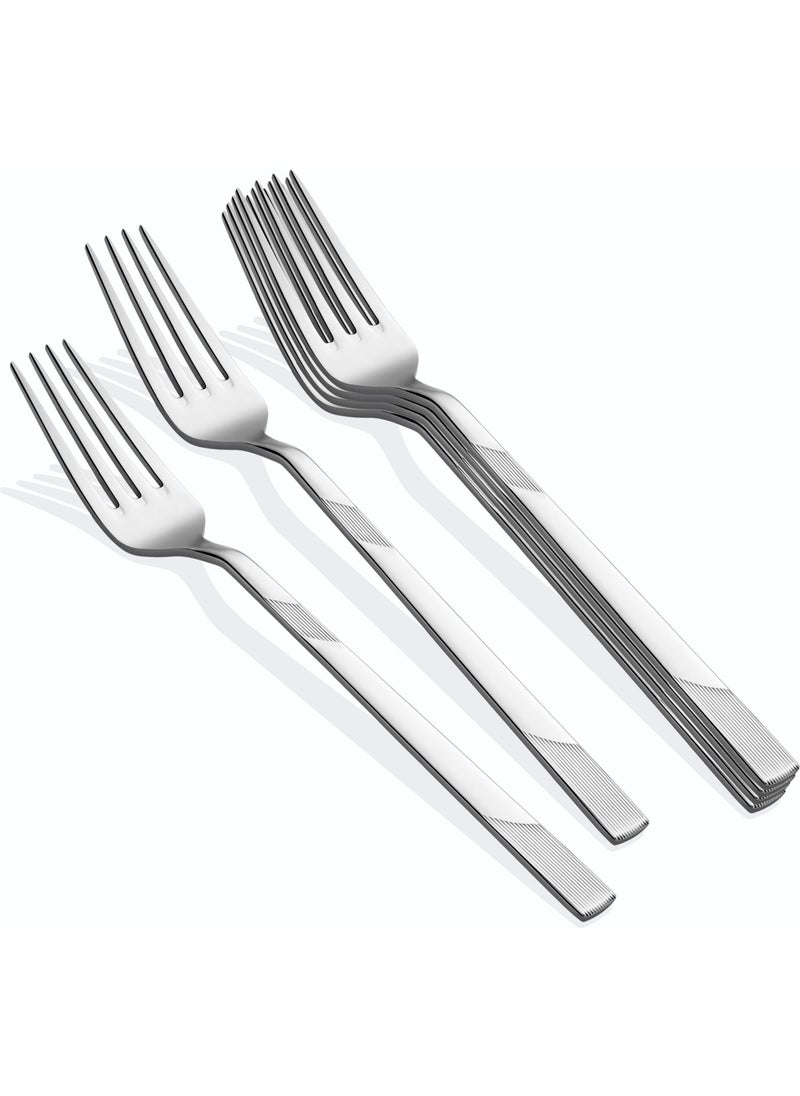Onon İnci Plain 6 Piece Dessert Fork  - Image 5