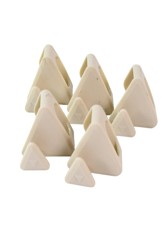 zingware Multi-Functional Plastic Triangle Hanger Connector Hooks 5 Pcs Set - Image 1