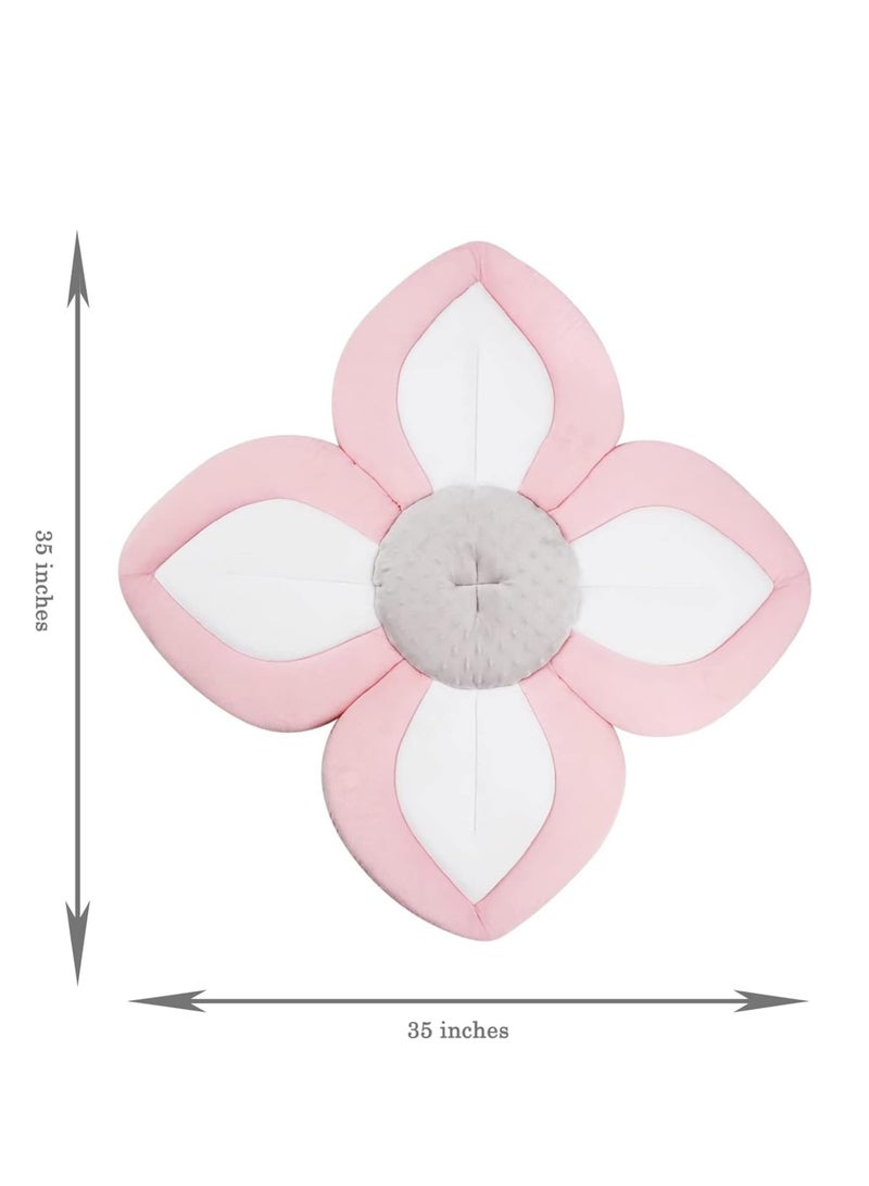 تراسل مقعد حوض استحمام للأطفال، مقعد استحمام للأطفال، إسفنجي قابل للطي يناسب معظم أحواض الاستحمام مستلزمات الأطفال حديثي الولادة والرضع - Image 2