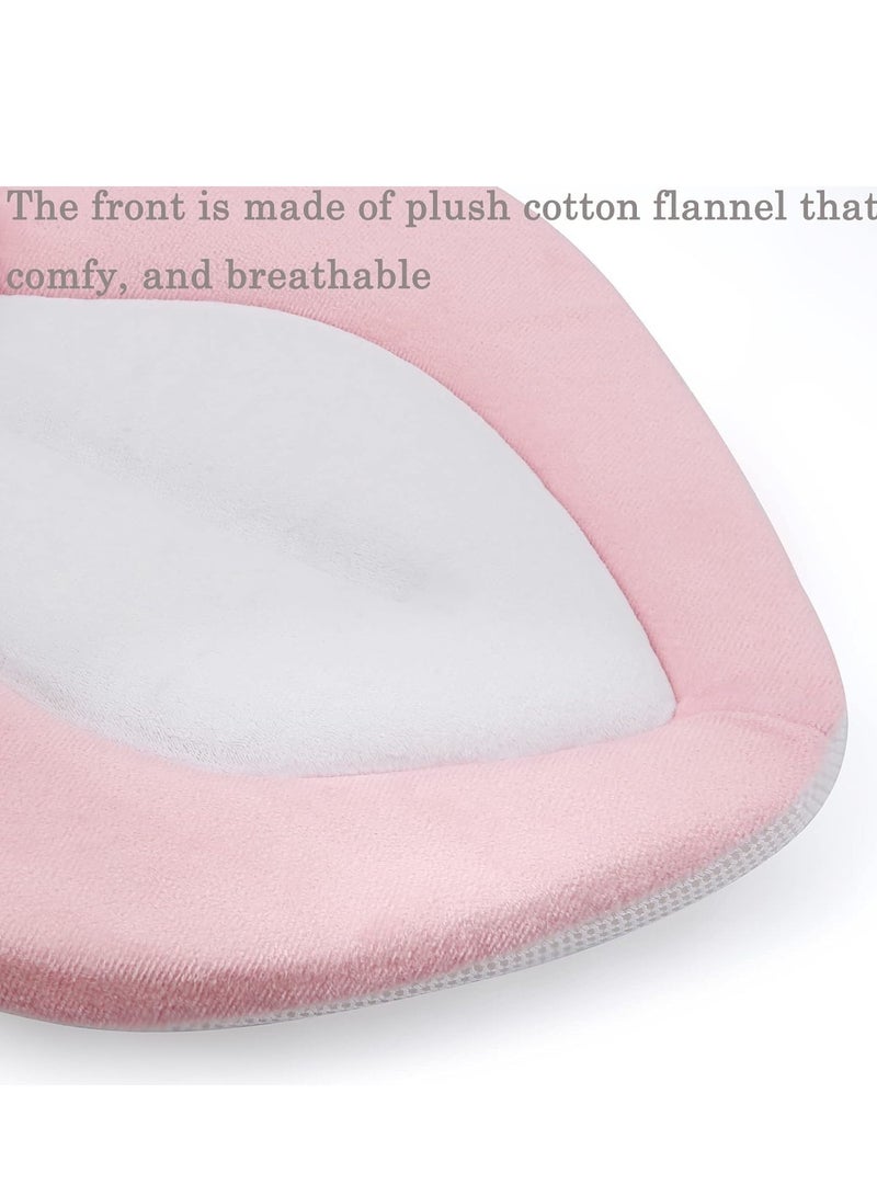 تراسل مقعد حوض استحمام للأطفال، مقعد استحمام للأطفال، إسفنجي قابل للطي يناسب معظم أحواض الاستحمام مستلزمات الأطفال حديثي الولادة والرضع - Image 5