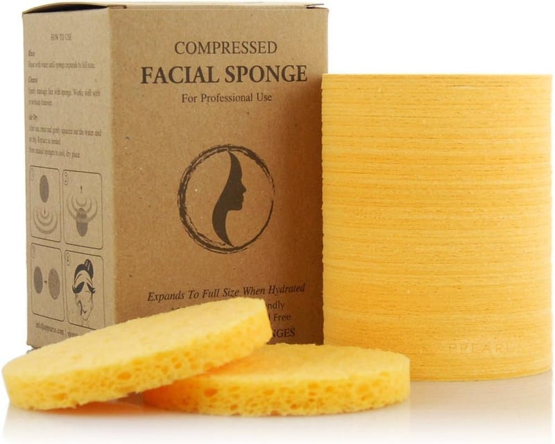 APPEARUS Compressed Facial Sponges - 100 Count - Image 1
