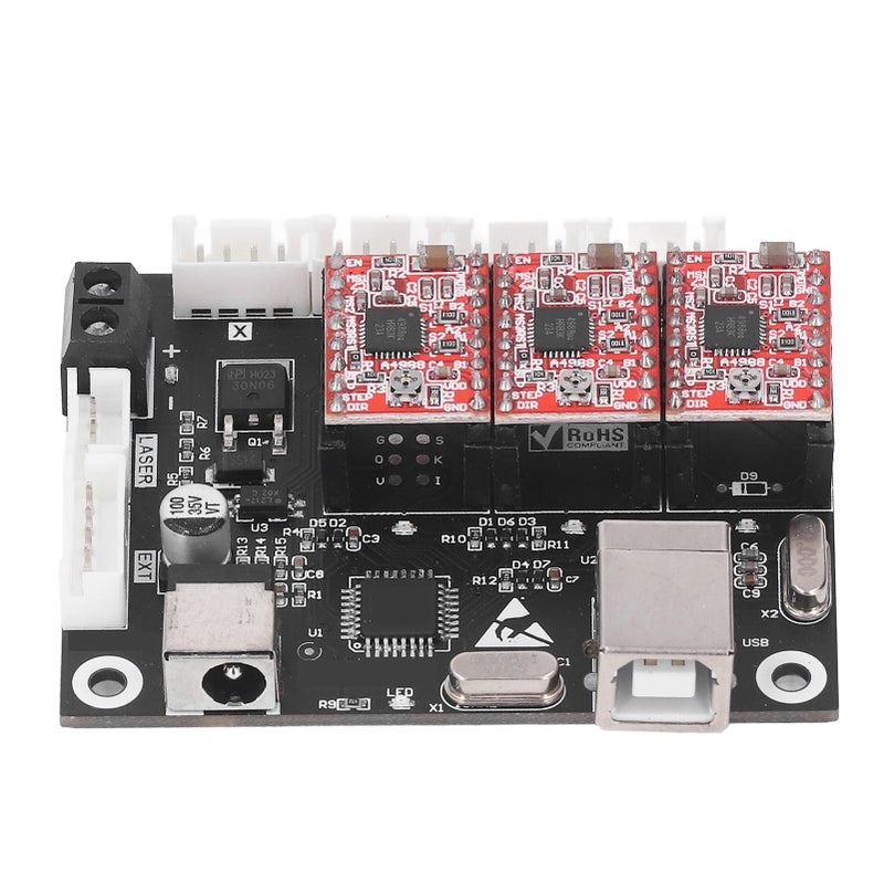 3 Axes Laser Engraver Control Board CNC Engraving Machine Motherboard with USB Interface - Image 2