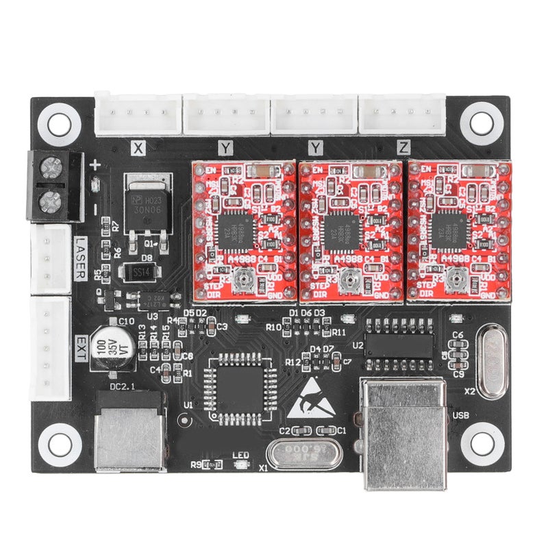 3 Axes Laser Engraver Control Board CNC Engraving Machine Motherboard with USB Interface - Image 5