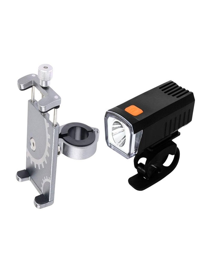 FCCRACING Bicycle Mobile Holder - Aluminium Alloy, and Front Light Combo for Bicycle - Image 1