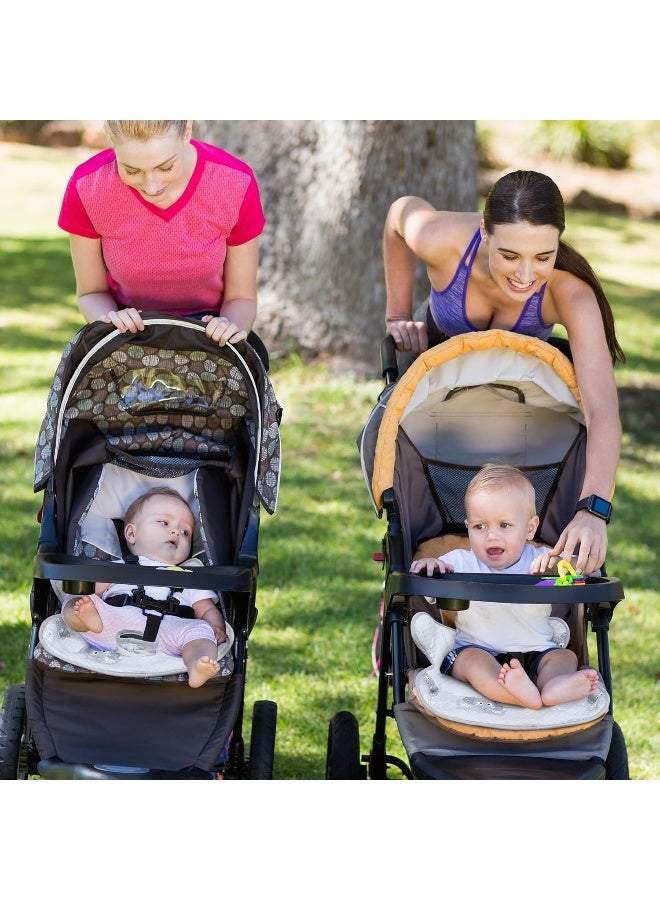 COOLBEBE Piddle Pads - Strollers, Bouncers & Car Seat Pad, Waterproof Car Seat Liner for Baby(Grey,2pcs) - Image 2