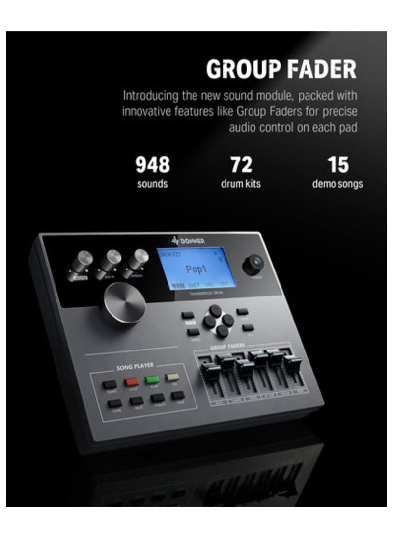 Donner Donner DED-500 Professional Digital Drum Kits  - Image 4