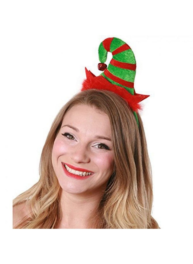 Utavu Elf Hat Headband Christmas Halloween Holiday Party Cute Hair Hoop Headwear For Kids Adult Girls - Image 3