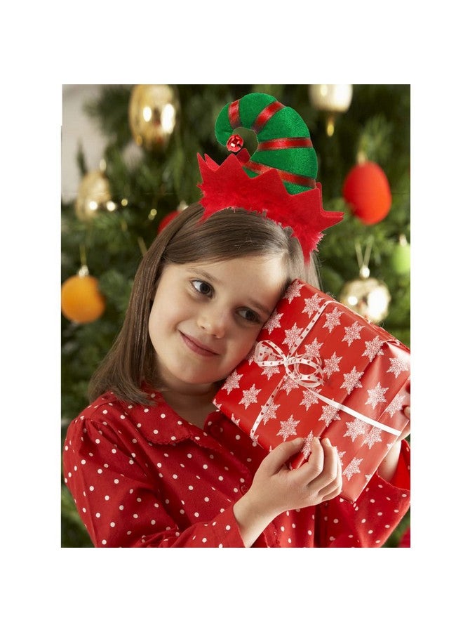 Utavu Elf Hat Headband Christmas Halloween Holiday Party Cute Hair Hoop Headwear For Kids Adult Girls - Image 4