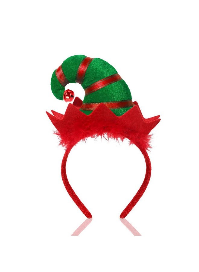 Utavu Elf Hat Headband Christmas Halloween Holiday Party Cute Hair Hoop Headwear For Kids Adult Girls - Image 1
