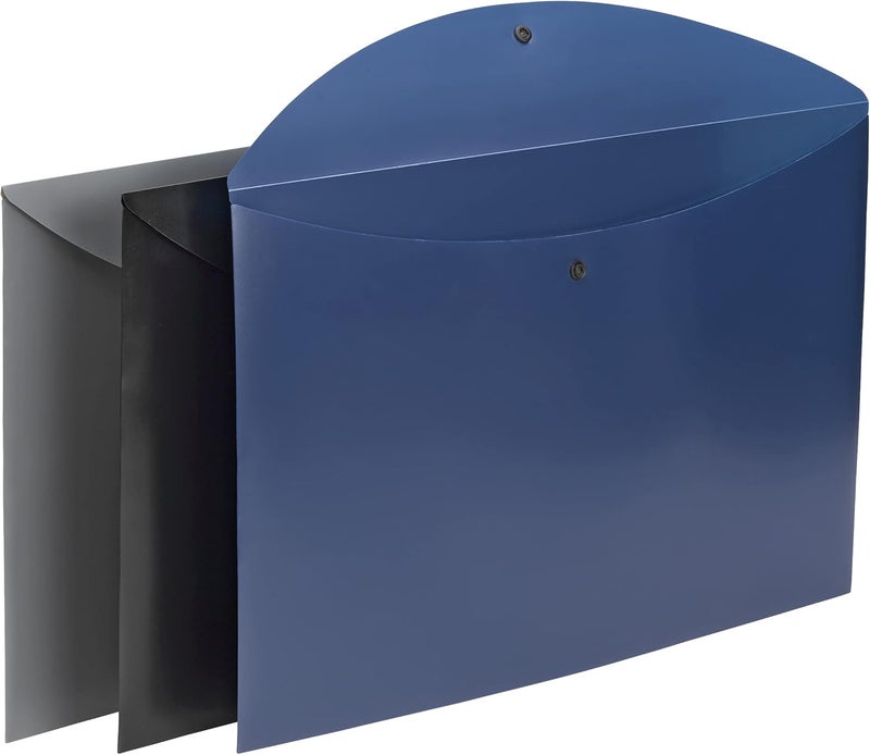 Smead Smead Project Envelope Snap Closure Top Load Tabloid Size Assorted Colors 6 per Pack 89691 - Image 1