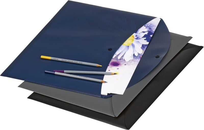 Smead Smead Project Envelope Snap Closure Top Load Tabloid Size Assorted Colors 6 per Pack 89691 - Image 5